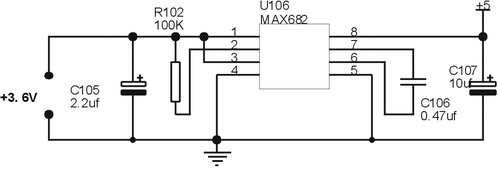 手持式讀寫設(shè)備電源電路